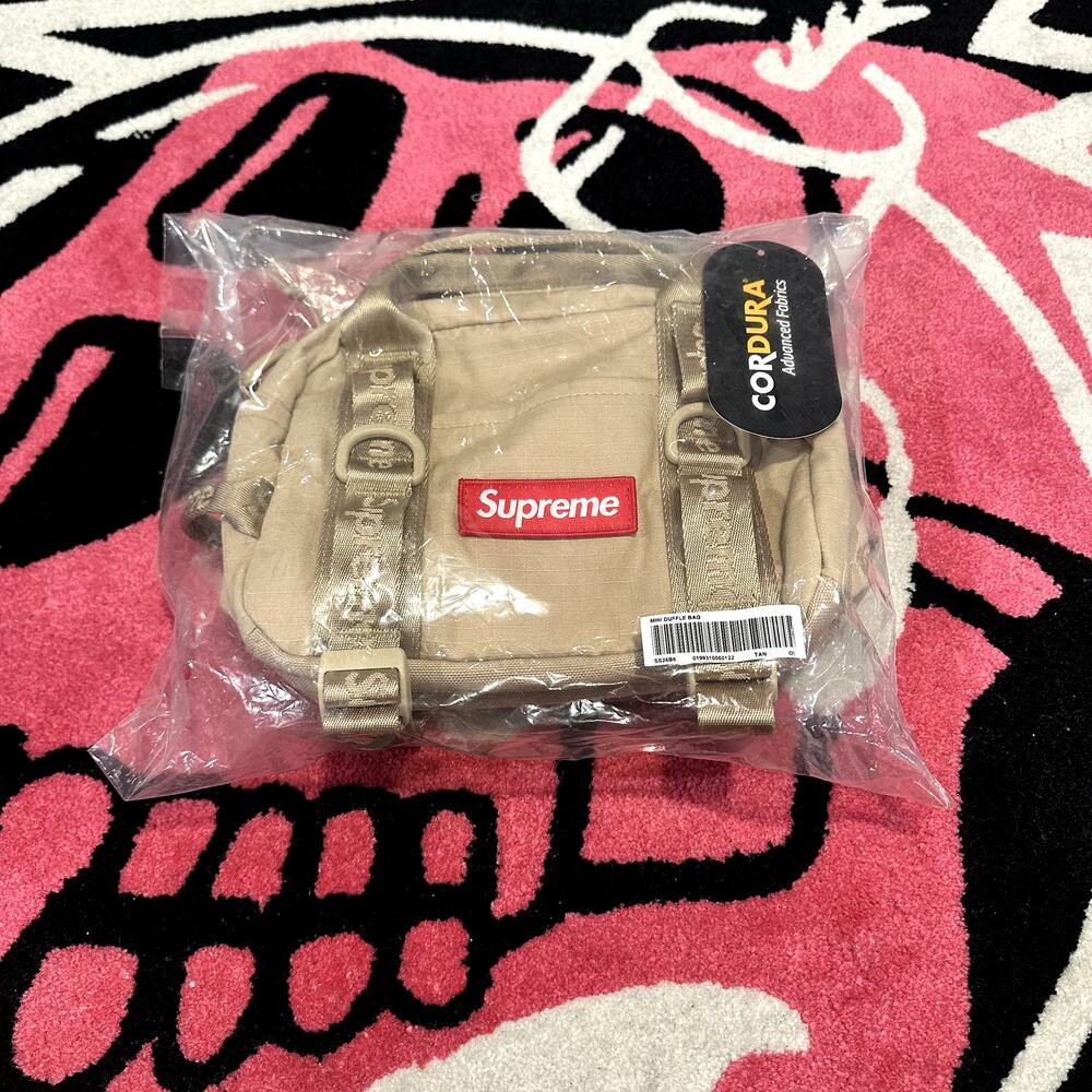 Supreme Mini Duffle Bag (SS26) – Tan – As Pictured